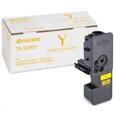Kyocera TK-5240Y - Toner żółty do Kyocera Ecosys M5526, P5026